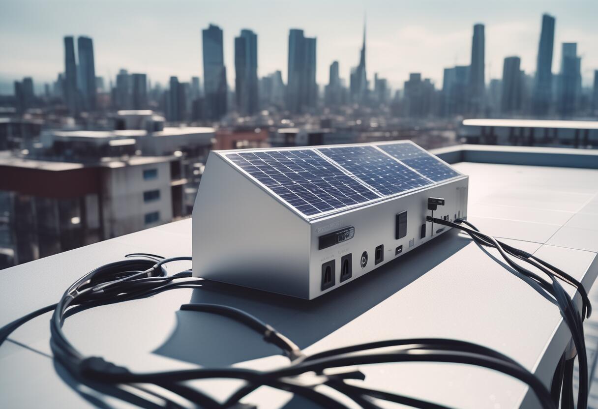 Station solaire plug and play